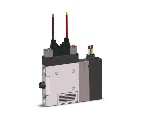 <h2>ZM, Vacuum Generator with Valve and Switch (Metric)</h2><p><h3>Vacuum Generator series ZM is an all-in-one unit, complete with internal suction filter, exhaust silencer, supply and break valve, and vacuum switch. Its dual-stage nozzle design increases suction flow by 40% over single-stage generators, yet its compact size makes it suitable for many different applications. ZM series generators also boast a strong vacuum break pressure for quick cycle times. Available in standalone or manifold configurations.</h3>- Vacuum generator with valve and switch (metric)<br>- Nozzle diameters: .5mm, .7mm, 1mm, 1.3mm and 1.5mm <br>- Body styles with or without valve<br>- Various lead wire and connector options<br>- Various vacuum switch models<br>- Various vacuum switch electrical entry options<br>- <p><a href="https://content2.smcetech.com/pdf/ZM.pdf" target="_blank">Series Catalog</a>