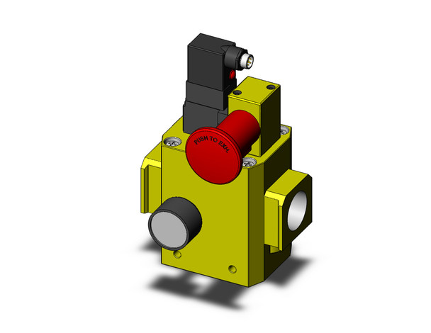 SMC AVL5000-N10P-3DZM-R Valve, Soft Start Lockout