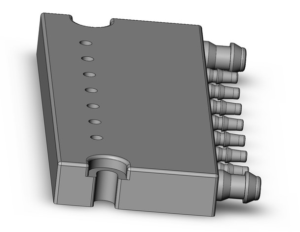 SMC SS073A01-07C base mount, separable type manifold