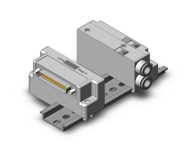 SMC SS5J3-60FD2-04U Mfld, Plug-In, Connector Type