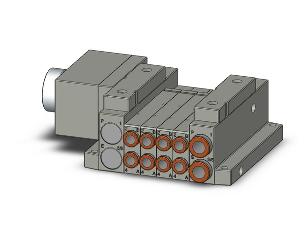 SMC SS5V1-W10CD-04U-C6 4/5 Port Solenoid Valve