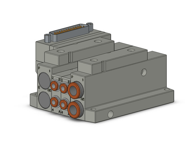 SMC SS5V1-10FD1-02U-C4 4/5 Port Solenoid Valve