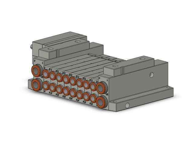 SMC SS5V1-10FD2-08B-C6 4/5 Port Solenoid Valve