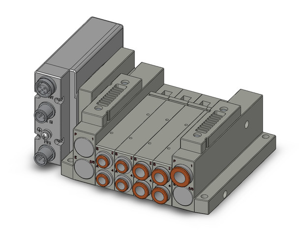 SMC SS5V2-W10S1QBND-04US-N7 4/5 Port Solenoid Valve