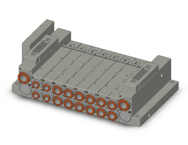 SMC SS5V2-W10S10D-08BS-N7 4/5 Port Solenoid Valve