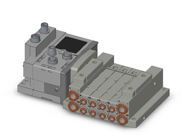 SMC SS5V2-W10S6Q2ND-04B-C6 4/5 Port Solenoid Valve