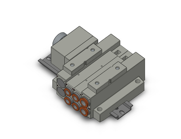 SMC SS5V2-W16CD-02U-C8 4/5 Port Solenoid Valve
