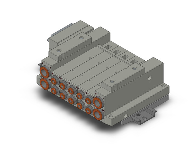 SMC SS5V2-10FD2-05B-C4-D Ss5V 05 Station Manifold, Tie-Rod Base