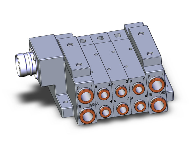 SMC SS5V3-W10CD-03B-C8 4/5 Port Solenoid Valve