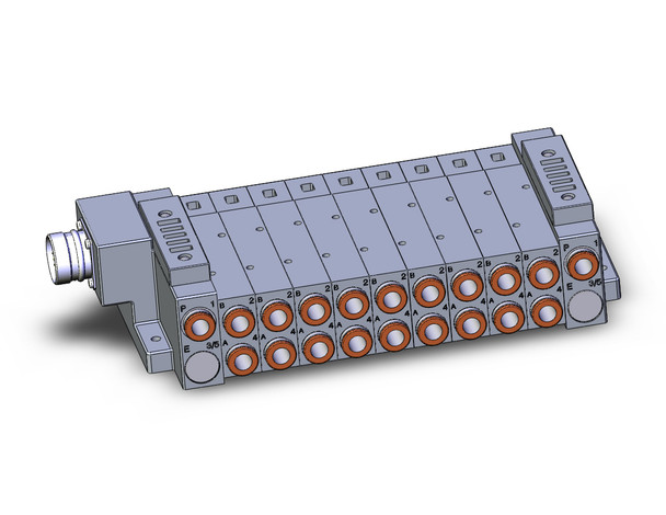 SMC SS5V3-W10CD-09BS-N11 Mfld, Plug-In, Circular Conn.