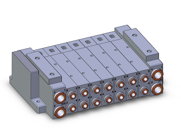 SMC SS5V3-W10S0D-07B-C6 4/5 Port Solenoid Valve