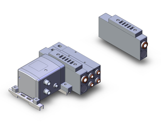 SMC SS5V3-W10S1ZEND-08BS-N7-D0 4/5 Port Solenoid Valve