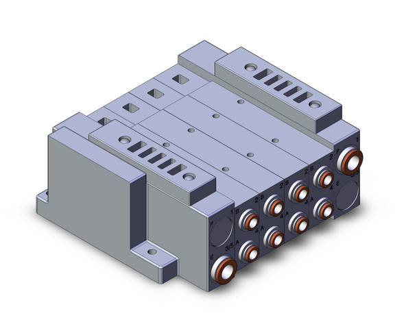 SMC SS5V3-W10S10D-04BS-N7 4/5 Port Solenoid Valve