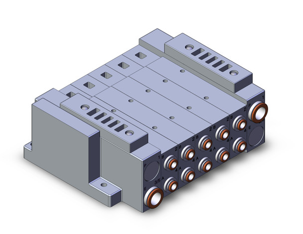 SMC SS5V3-W10S10D-05BS-C6 4/5 Port Solenoid Valve