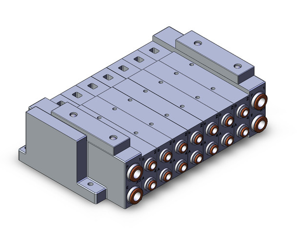 SMC SS5V3-W10S10D-07B-N7 4/5 Port Solenoid Valve