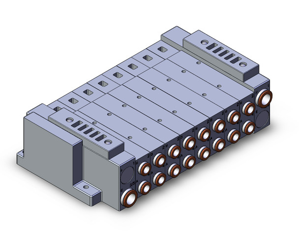 SMC SS5V3-W10S10D-08BS-C8 4/5 Port Solenoid Valve