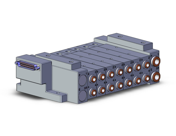 SMC SS5V3-10FD2-07U-N7 4/5 Port Solenoid Valve