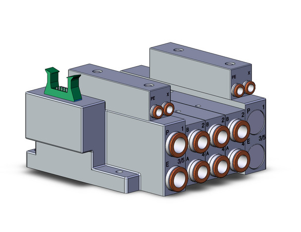 SMC SS5V3-10PHD1-03DR-C10 4/5 Port Solenoid Valve