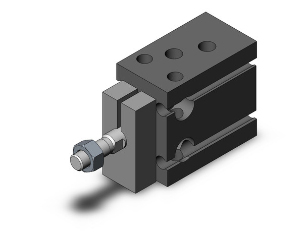 SMC CUK16-5D compact cylinder cyl, free mount, non-rotating