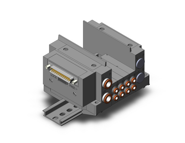 SMC SS5Y3-10F2-04D-C4D Ss5Y3 4 Sta Manifold Base