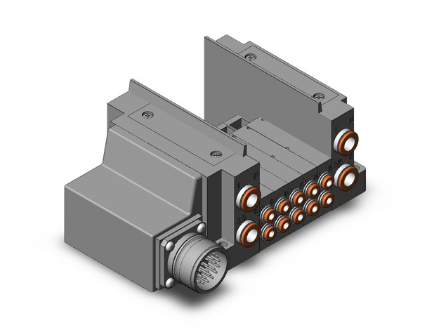 SMC SS5Y3-10M-05B-N3 Ss5Y3 5 Sta Manifold Base