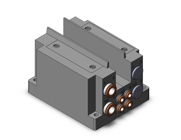 SMC SS5Y3-10S0-02D-C4 Ss5Y3 2 Sta Manifold Base