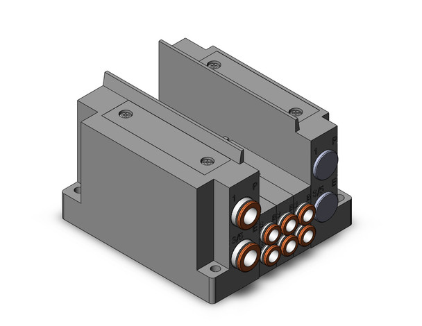 SMC SS5Y3-10S0-03D-C6 Ss5Y3 3 Sta Manifold Base