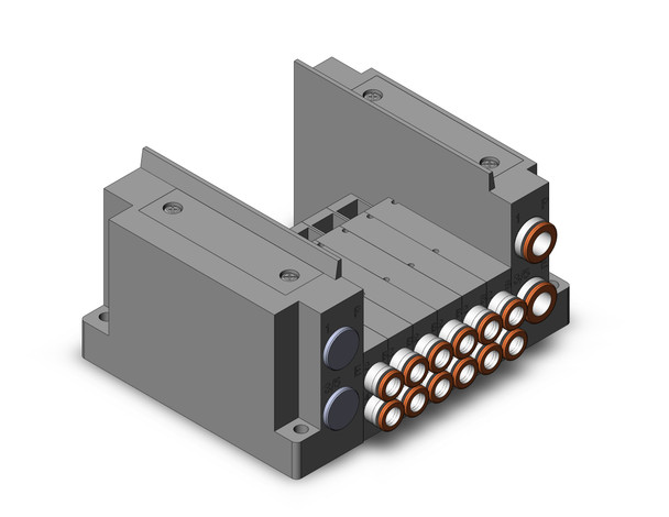 SMC SS5Y3-10S0-06U-N7 Ss5Y3 6 Sta Manifold Base