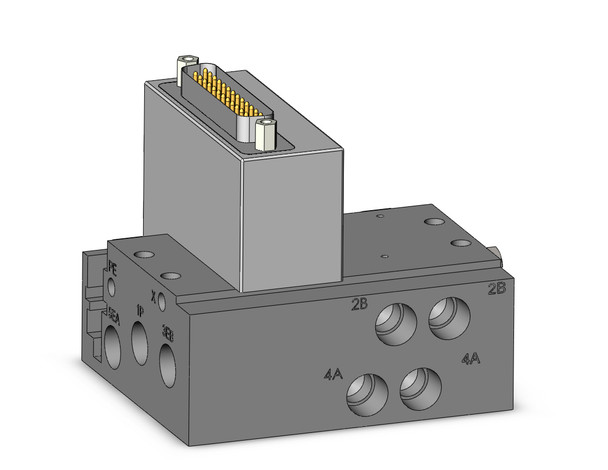 SMC SS5Y3-50RF1-02D-01T 4/5 Port Solenoid Valve