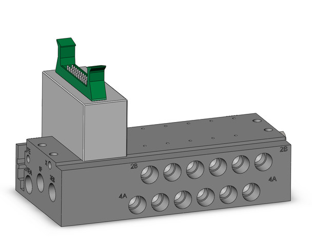 SMC SS5Y3-50RP1-06D-01T 4/5 Port Solenoid Valve