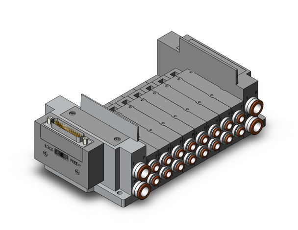 SMC SS5Y5-10F1-08B-C6 4/5 Port Solenoid Valve