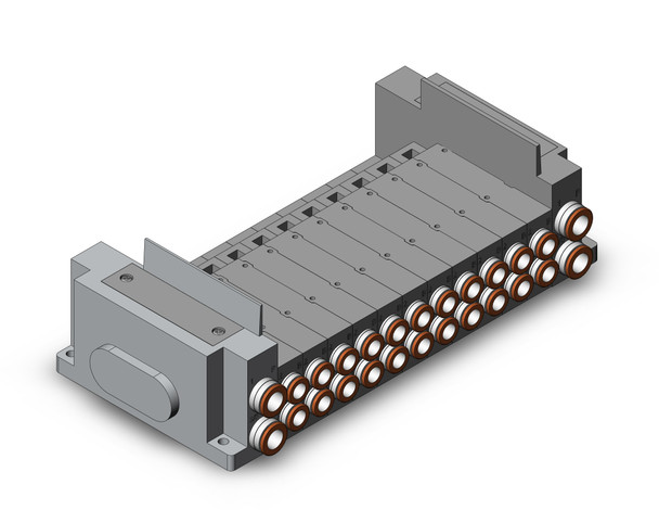 SMC SS5Y5-10S0-11B-C8 Ss5Y5 11 Sta Manifold Base