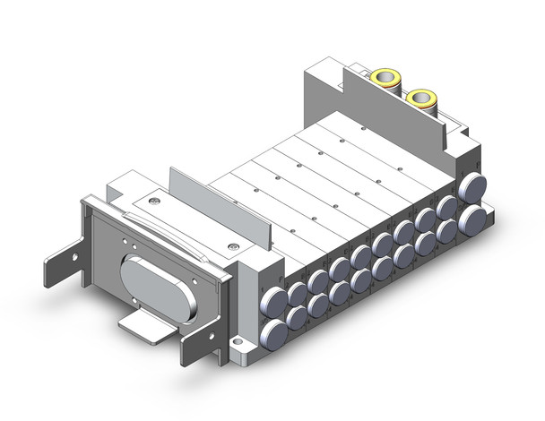 SMC SS5Y5-12S60-08U-N Ss5Y5 8 Sta Manifold Base
