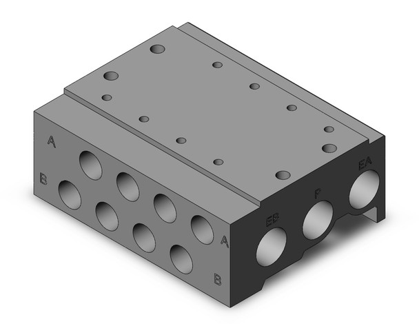 SMC SS5Y5-41-04-01T-Q Ss5Y Bar Stock Manifold