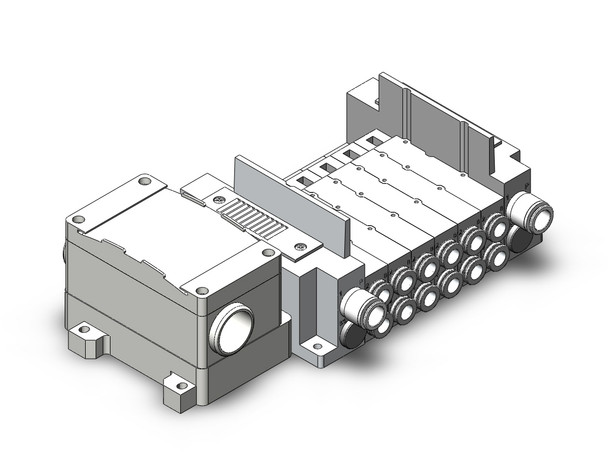 SMC SS5Y7-10T-06BS-N11 Ss5Y7 6 Sta Manifold Base