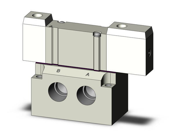 SMC SYA3440-01N valve, air pilot, base mt