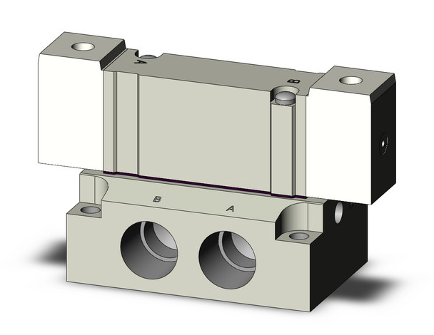 SMC SYA5240-02F 4/5 Port Air-Piloted Valve