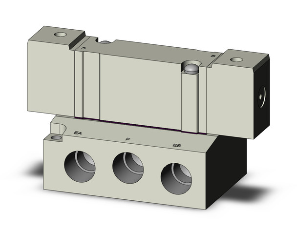 SMC SYA7240-02N valve, air pilot, base mt