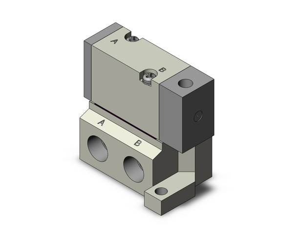 <h2>SYJA5000, Air Operated Valve, All Types</h2><p><h3>The SYJA3000/5000/7000 series are 4   5 port air operated valves with rubber seals.  The series is available in base mounted or body ported styles.</h3>- Body ported or base mounted<br>- Rubber seal<br>- Sonic conductance: C  - 0.83dm3/(s bar)<br>- Applicable cylinder size:  40<p><a href="https://content2.smcetech.com/pdf/SYJA_45Port.pdf" target="_blank">Series Catalog</a>