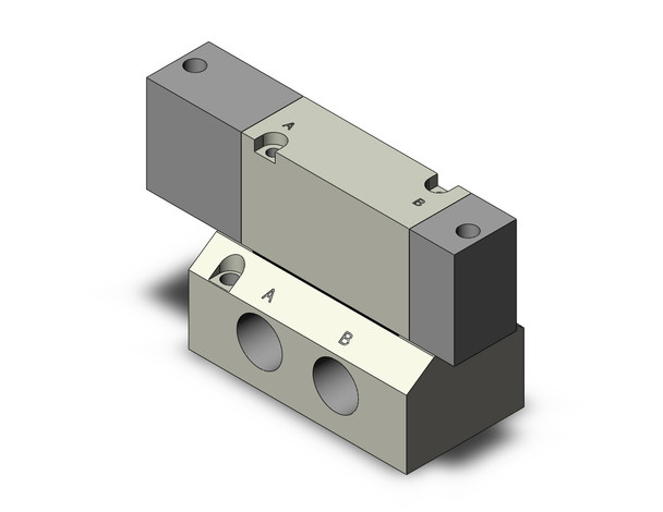 SMC SYJA7440-02 4/5 Port Air-Piloted Valve