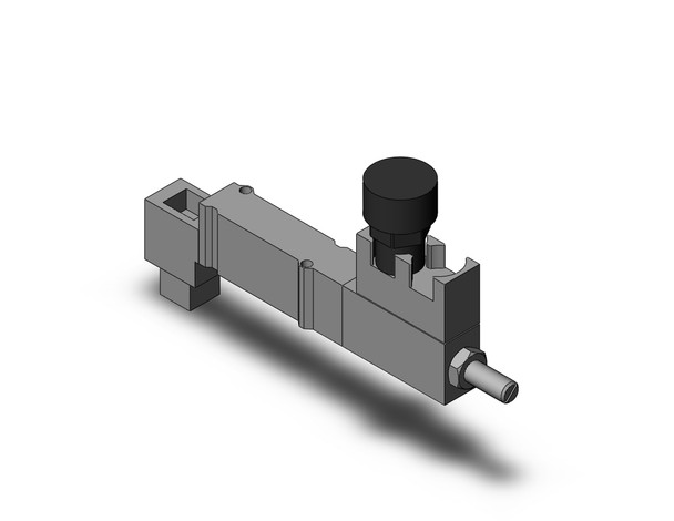 SMC SY30M-06-P 4/5 port solenoid valve reg (p) w/mpa gauge, even