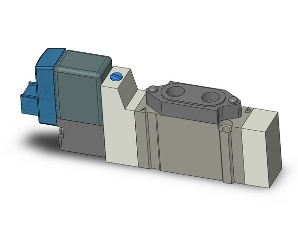 SMC SY3120-5LOUD-M5 4/5 port solenoid valve valve, sgl sol, body pt (dc)