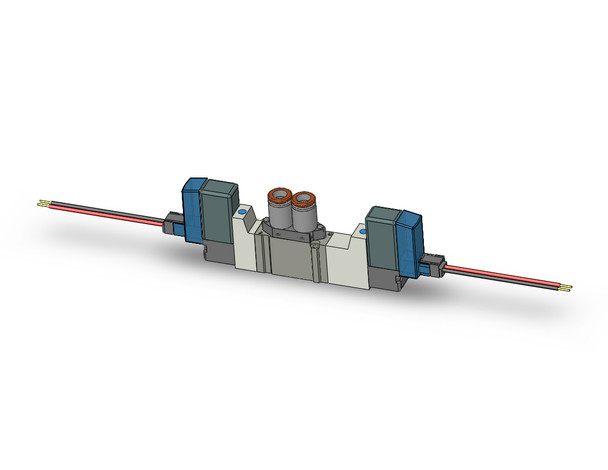 SMC SY3420-1L-C6 Valve, Dbl Sol, Body Pt (Ac)