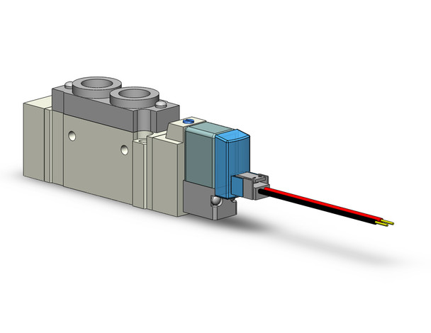 SMC SY5120-4LZD-01 valve, sgl sol, body pt (ac)