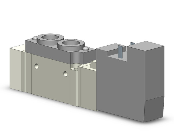 SMC SY5120-5DO-01 valve, sgl sol, body pt,