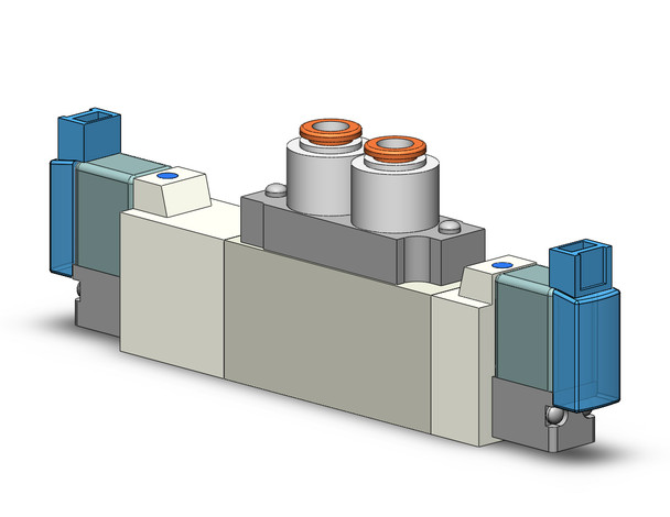 SMC SY5460-5MOU-C6 Valve, Dbl Sol, Cassette (Dc)