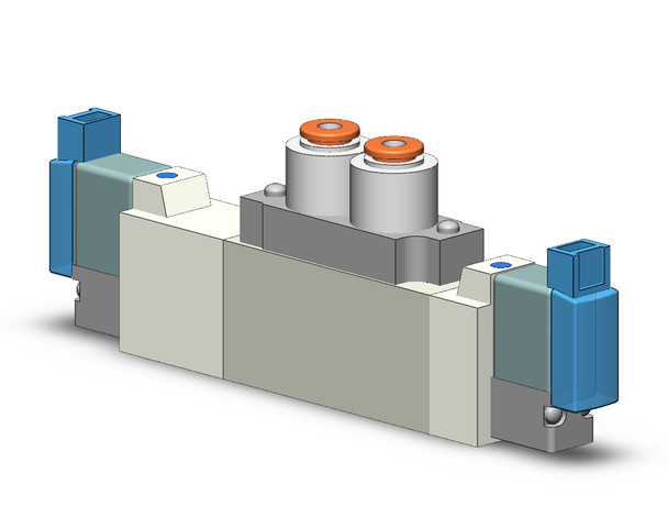 SMC SY5460-5MOZ-C4 Valve, Dbl Sol, Cassette (Dc)