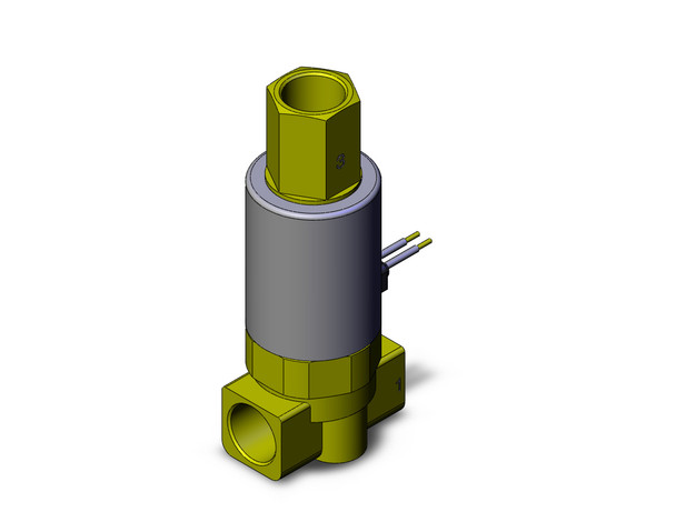 SMC VDW350-5G-3-02 3 port solenoid valve valve, compact, sgl, brass