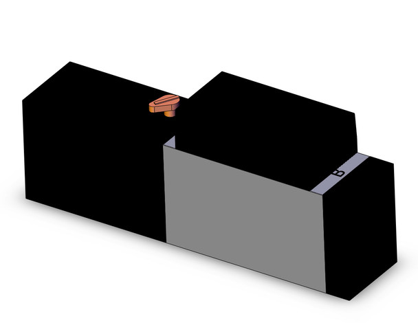 SMC VFR2100-2FZC valve sgl plug-in base mount