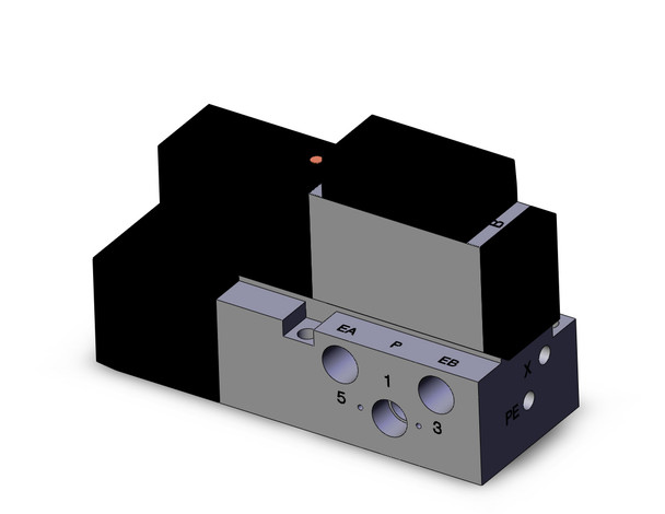 SMC VFR2100-5FZ-01T 4/5 Port Solenoid Valve